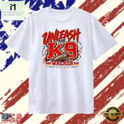 Walker Unleash the K9 Kansas City Football T Shirt, Stylish 2D Graphic Shirt Walker Unleash The K9 Kansas City Football T Shirt