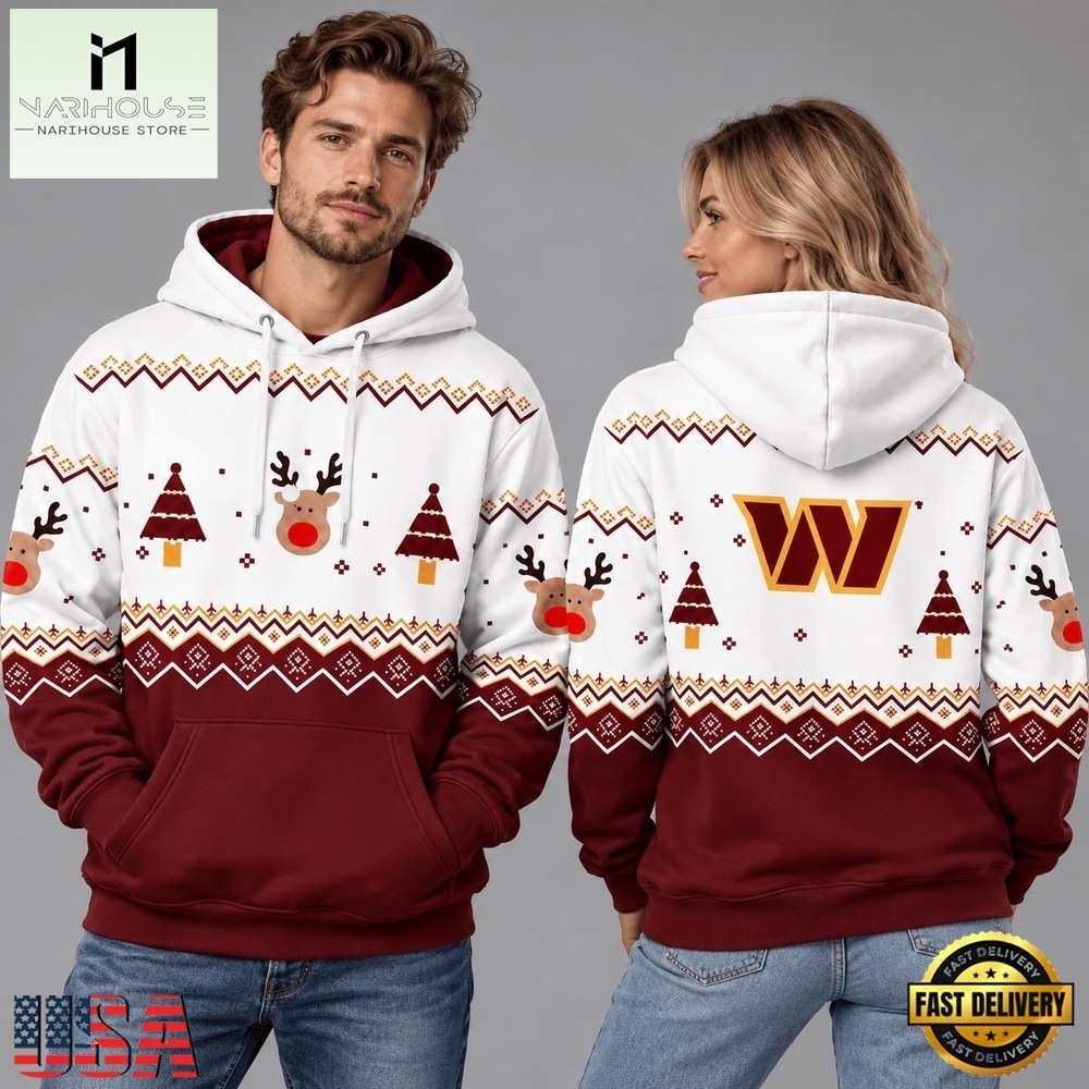 Washington Commanders NFL Christmas 2026 Limited Edition Hoodie, NFL Sporty Shirt Washington Commanders NFL Christmas 2026 Limited Edition Hoodie, NFL Sporty Shirt