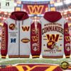 Washington Commanders NFL Gridiron Heritage Zip Hoodie, NFL Sporty Shirt Washington Commanders Nfl Gridiron Heritage Zip Hoodie