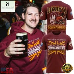 Washington Commanders NFL London Games 2026 3D Shirt.jfif, Hot 3D Shirt Trend Washington Commanders Nfl London Games 2026 3D Shirt Jfif