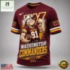Washington Commanders NFL Popeye Bold Cartoon Athletes 3D T Shirt, NFL Sporty Shirt Washington Commanders Nfl Popeye Bold Cartoon Athletes 3D T Shirt