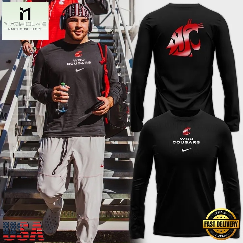 Washington State Football 2026 New Uniform Long Sleeve Shirt, Hot 3D Shirt Trend Washington State Football 2026 New Uniform Long Sleeve Shirt, Hot 3D Shirt Trend