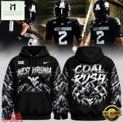 West Virginia Mountaineers Coal Rush 2026 Limited Edition Hoodie, Hot 3D Shirt Trend West Virginia Mountaineers Coal Rush 2026 Limited Edition Hoodie