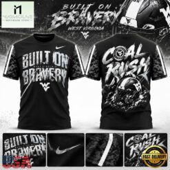 West Virginia Mountaineers Coal Rush 2026 T Shirt, Hot 3D Shirt Trend West Virginia Mountaineers Coal Rush 2026 T Shirt