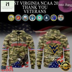 West Virginia Mountaineers Veterans Day 2026 Hoodie, Hot 3D Shirt Trend West Virginia Mountaineers Veterans Day 2026 Hoodie