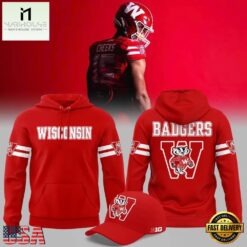 Wisconsin Badgers Football ThrowBack 2026 Limited Edition Hoodie, Hot 3D Shirt Trend Wisconsin Badgers Football Throwback 2026 Limited Edition Hoodie
