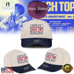 Zach Top Cold Beer Country Music Tour 2026 Signature Cap