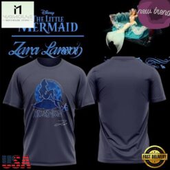 Zara Larsson x The Little Mermaid 2026 Graphic Limited Edition T Shirt, Popular 3D Music Tee Zara Larsson X The Little Mermaid 2026 Graphic Limited Edition T Shirt